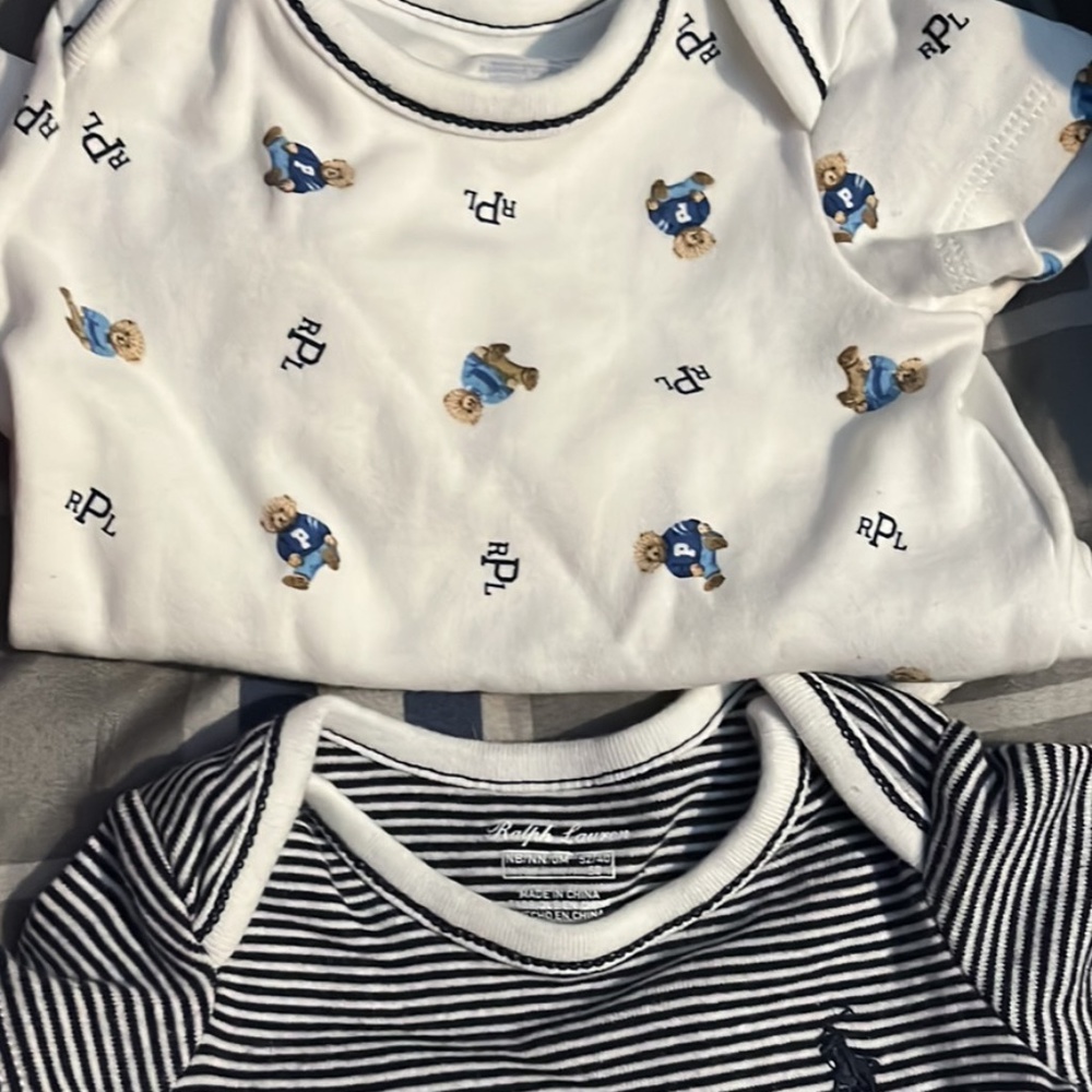 Ralph Lauren NB onesies (2)
